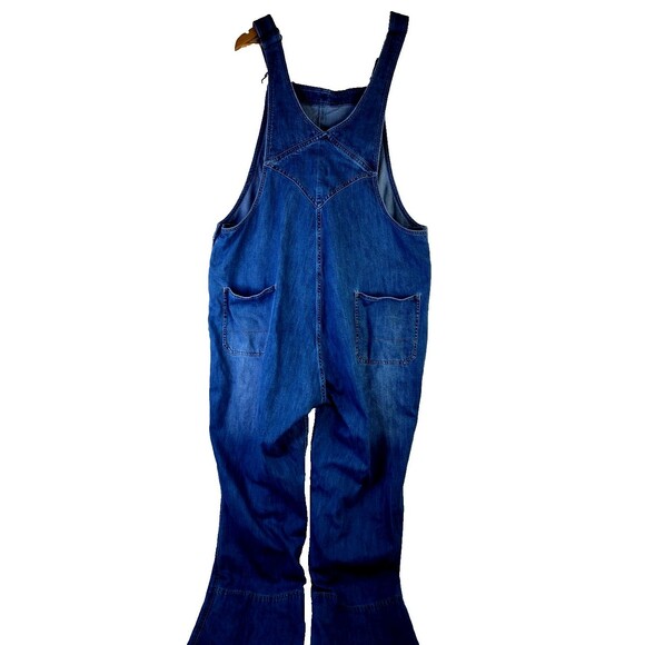 Blue Mountaiin Blue Jean Overalls Big Tall Men 3X Distressed Western Chore Work - Picture 2 of 15